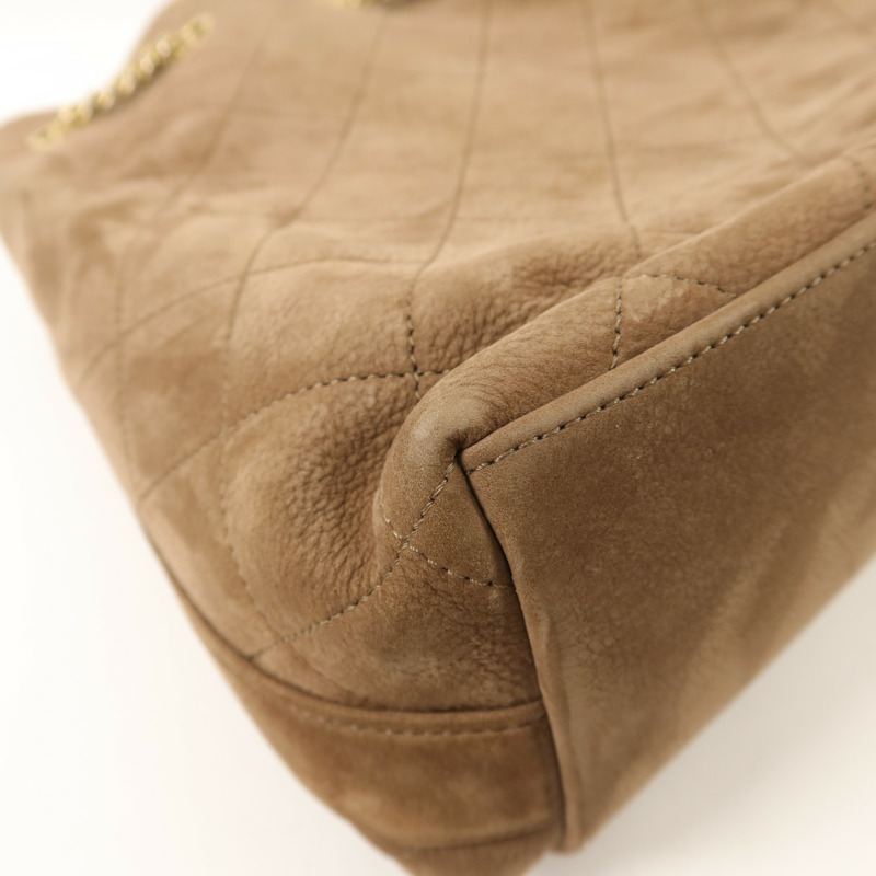 CHANEL 麂皮皮革2 Way Shoulder Bag手挽肩背兩用袋-15