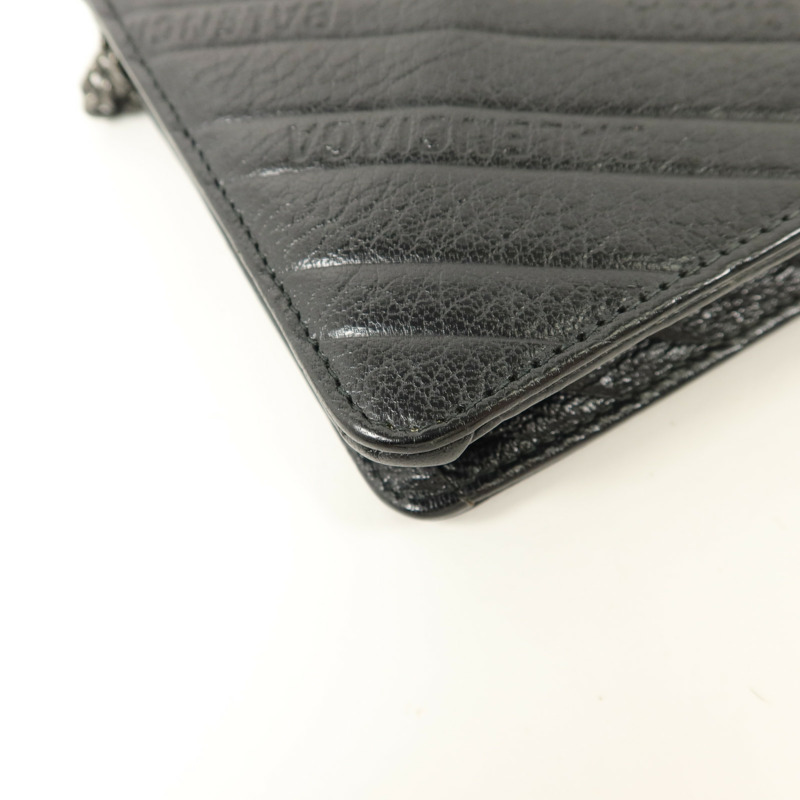 BALENCIAGA 牛皮皮革BB Wallet On Chain鏈帶肩背袋-16