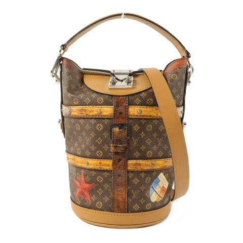 LOUIS VUITTON Monogram Time Trunk Duffle手挽肩背兩用袋