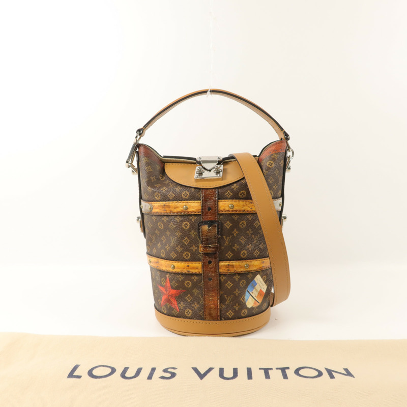 LOUIS VUITTON Monogram Time Trunk Duffle手挽肩背兩用袋-9