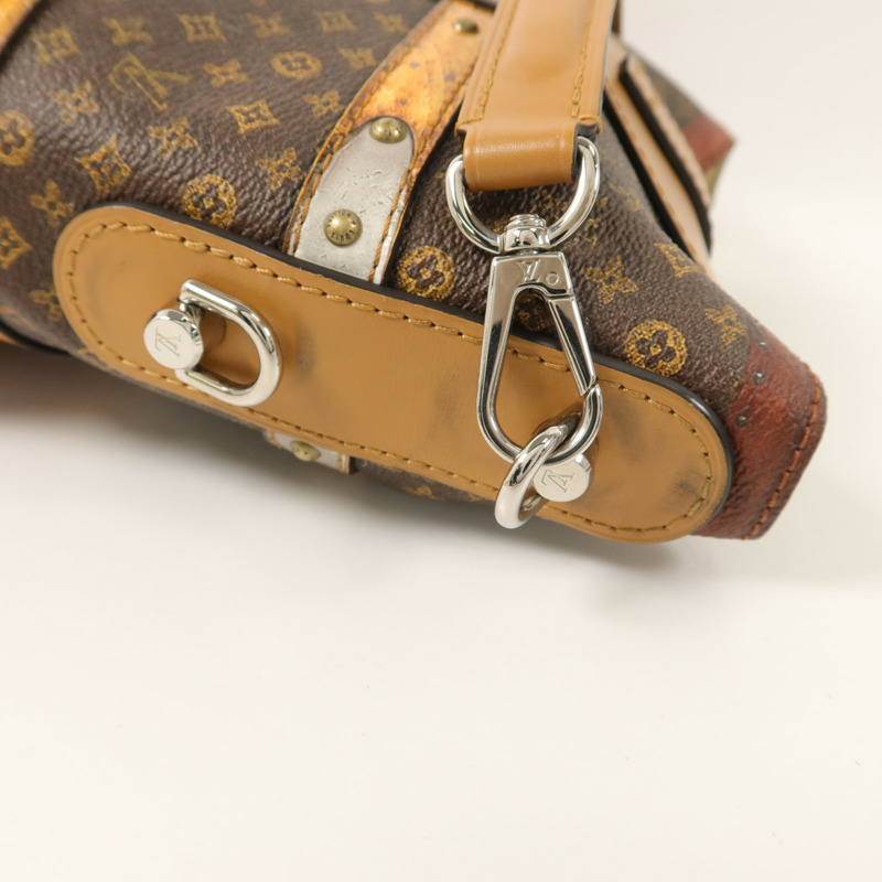 LOUIS VUITTON Monogram Time Trunk Duffle手挽肩背兩用袋-15