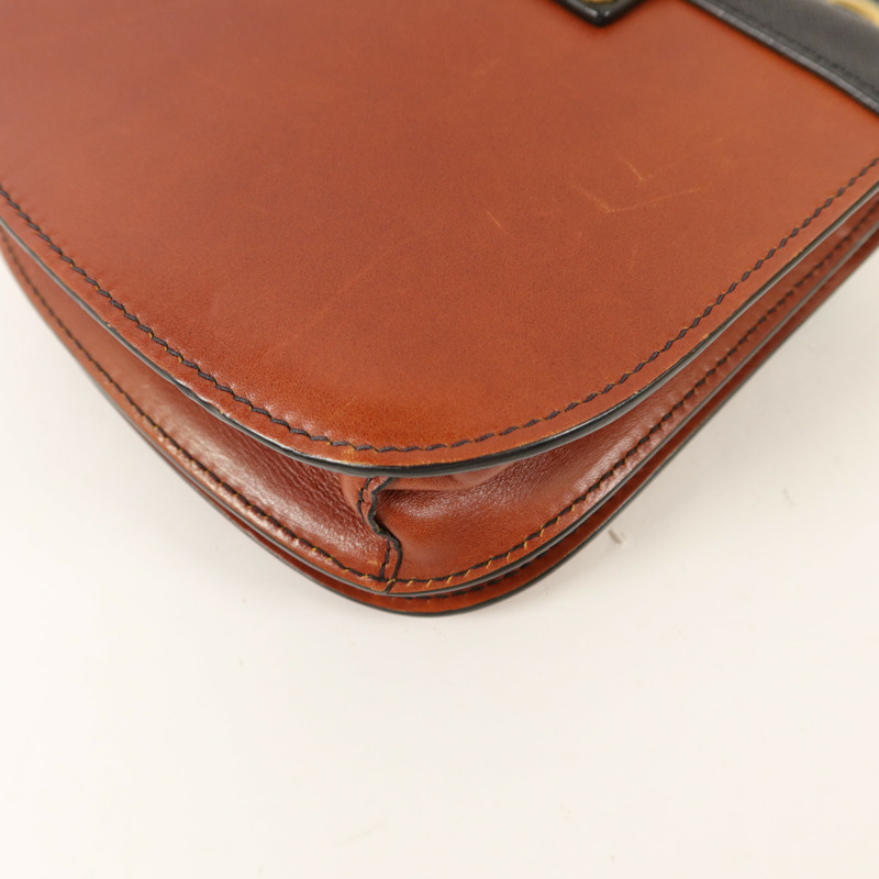 PRADA 牛皮皮革Shoulder Bag鏈帶肩背袋-13