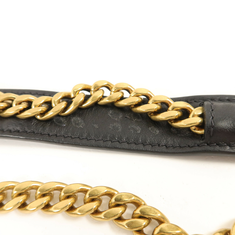 PRADA 牛皮皮革Shoulder Bag鏈帶肩背袋-19