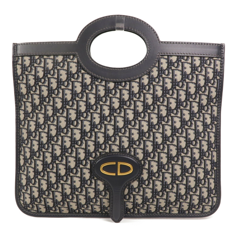 Dior Oblique帆布Folding Clutch手拿包-0