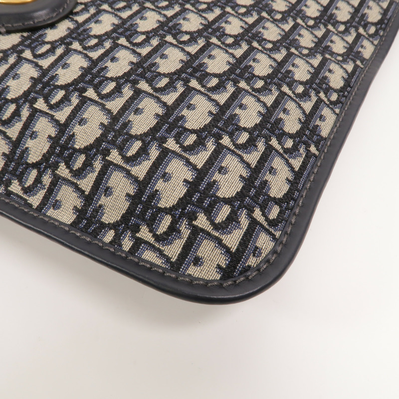 Dior Oblique帆布Folding Clutch手拿包-12