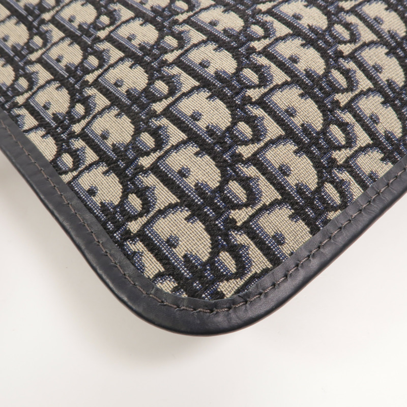 Dior Oblique帆布Folding Clutch手拿包-15