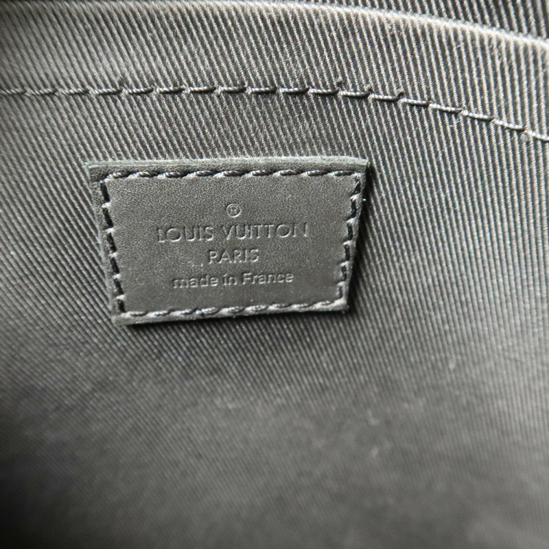 LOUIS VUITTON Damier Infini Stand Pouch銀扣手拿包-5