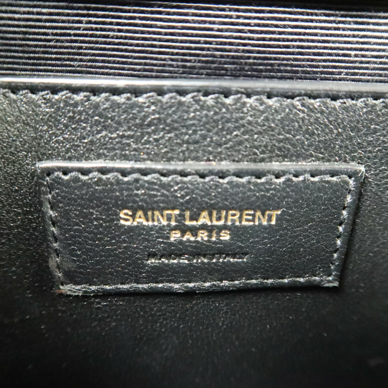 SAINT LAURENT 牛皮皮革Envelope Chain Bag鏈帶肩背袋-5