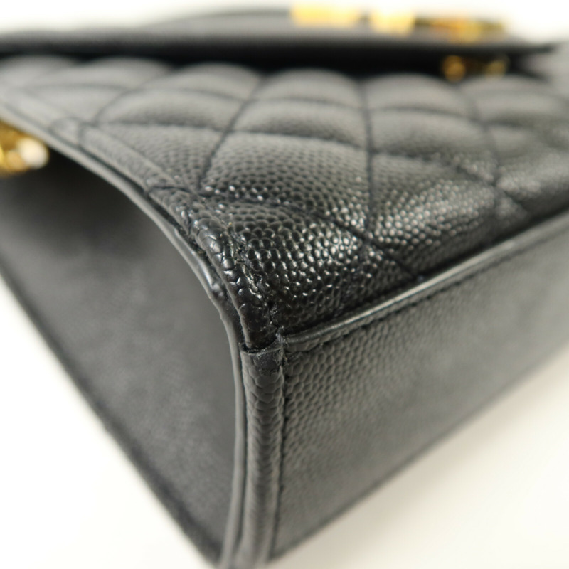 SAINT LAURENT 牛皮皮革Envelope Chain Bag鏈帶肩背袋-9