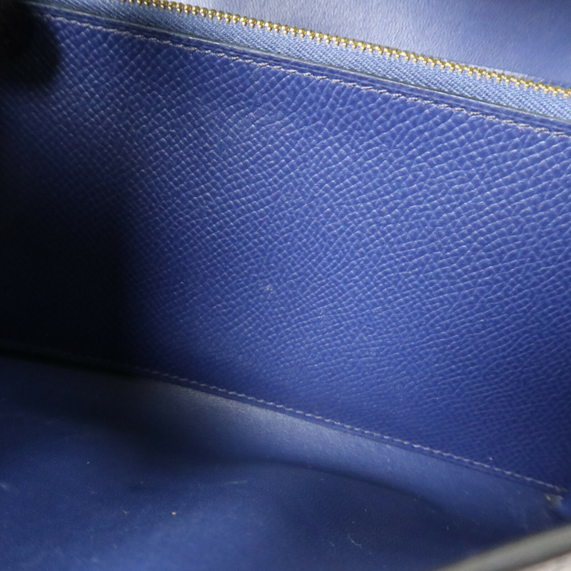 HERMES Epsom皮革Constance To Go肩背袋Bleu Saphir-14