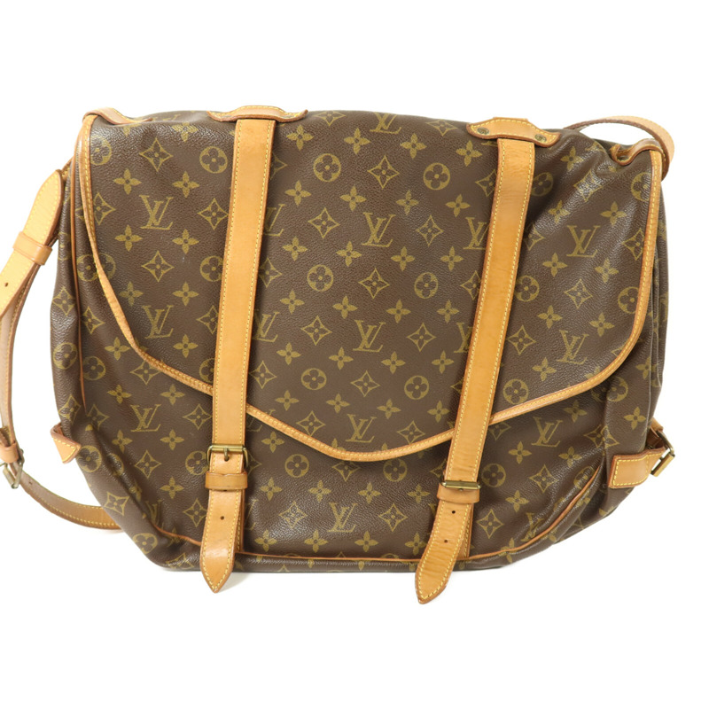 LOUIS VUITTON Monogram Saumur 43肩背袋-0