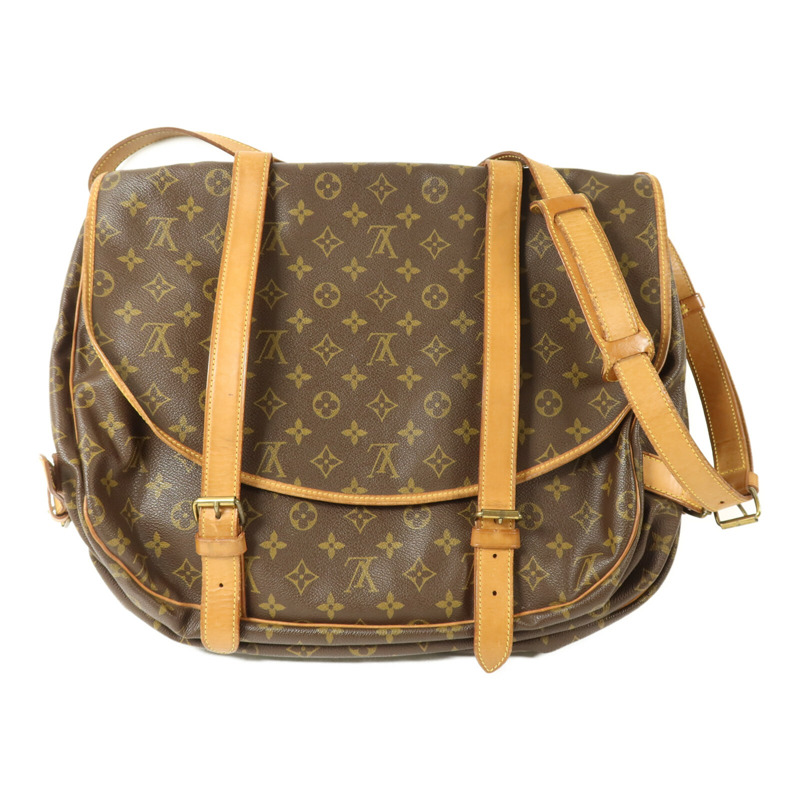 LOUIS VUITTON Monogram Saumur 43肩背袋-2