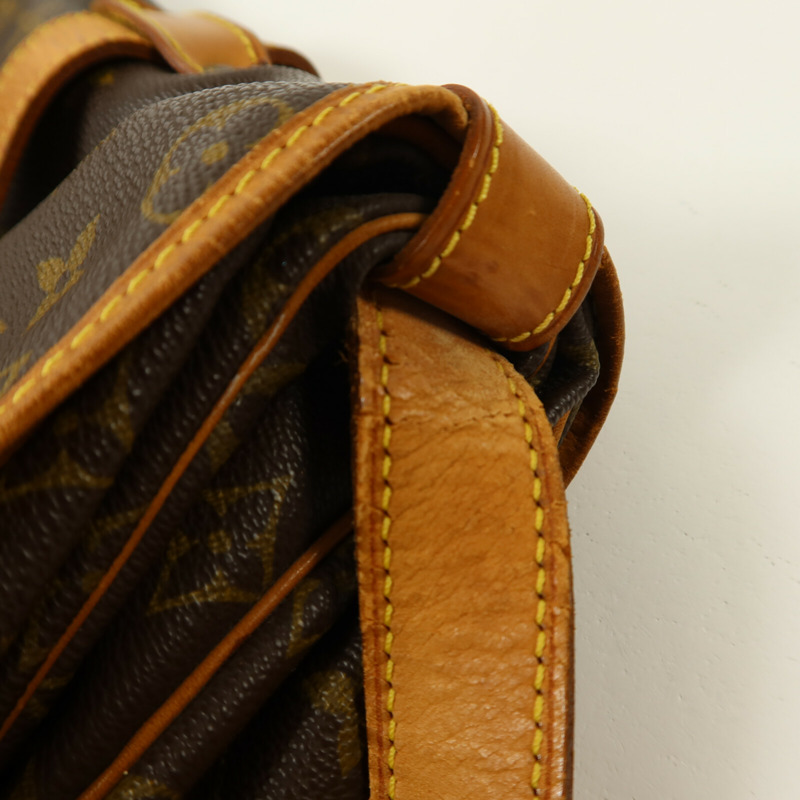 LOUIS VUITTON Monogram Saumur 43肩背袋-14
