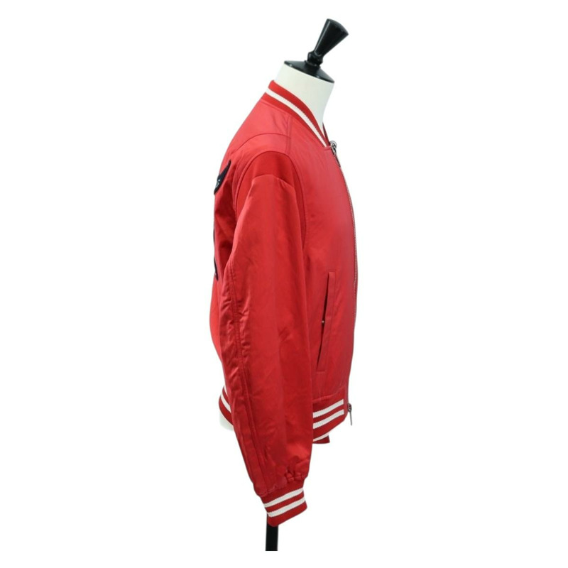 【日本直送】Christian Dior 飛行員夾克 Shawn Stussy 聯名款 尼龍 紅色 正品 175991SM-3