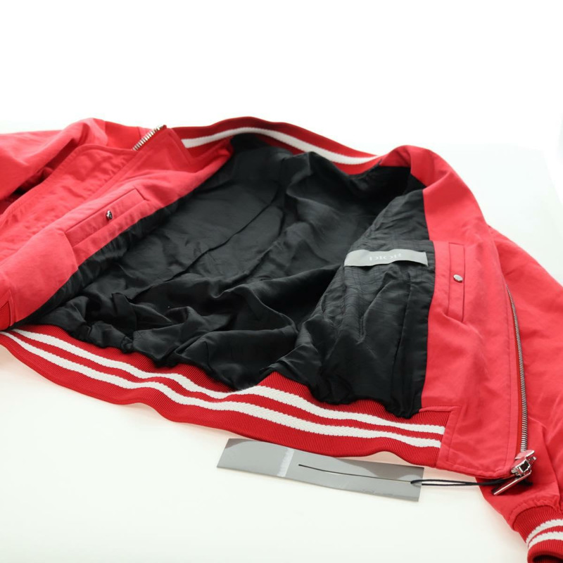 【日本直送】Christian Dior 飛行員夾克 Shawn Stussy 聯名款 尼龍 紅色 正品 175991SM-16