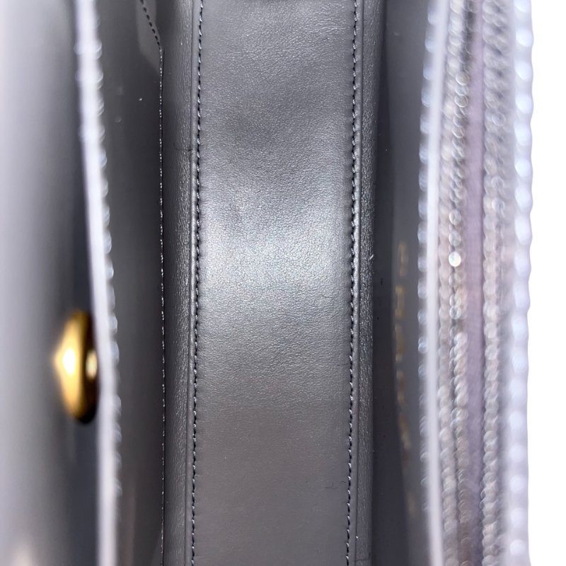 CHANEL KELLY Cross Body Bag Grey GHW-9