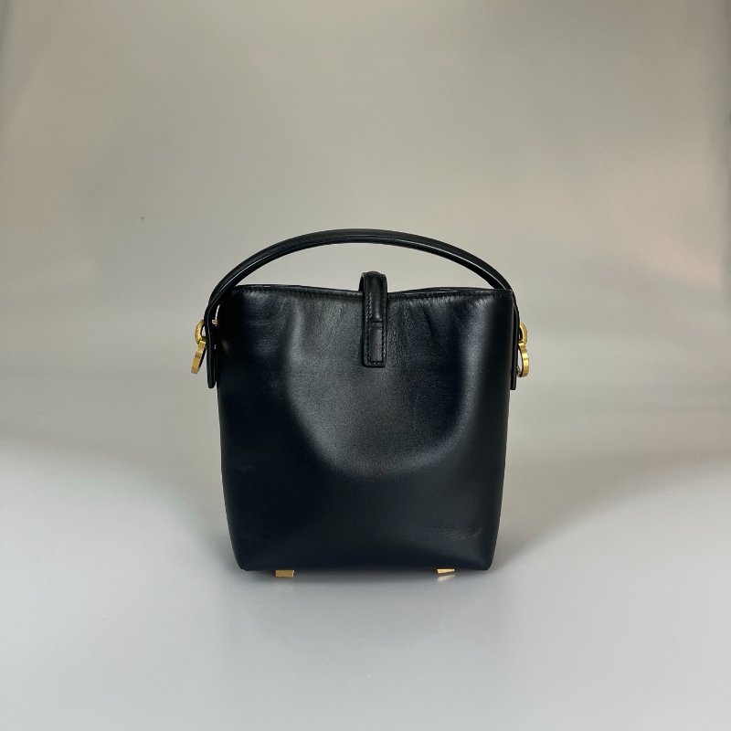 YSL 765870 黑金LE 37 MINI 水桶包-2
