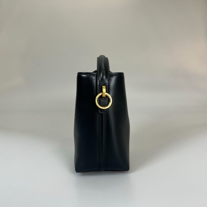 YSL 765870 黑金LE 37 MINI 水桶包-3