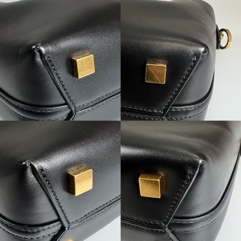 YSL 765870 黑金LE 37 MINI 水桶包-10