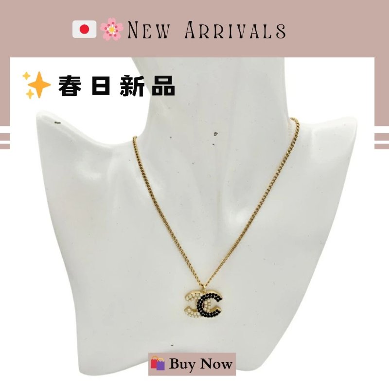 🛍️🎁 26 🔥 4月新品【預訂】 💘 香奈兒 Chanel 復古黑金珠珍頸鏈 🔥 香奈兒熱賣款 香奈兒經典款頸鏈 CHANEL NECKLACE-3
