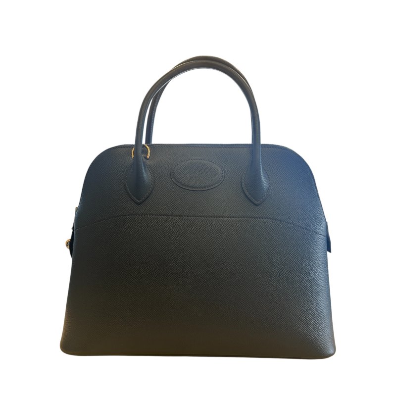 HERMES 藍金扣BOLIDE 32兩用包-0