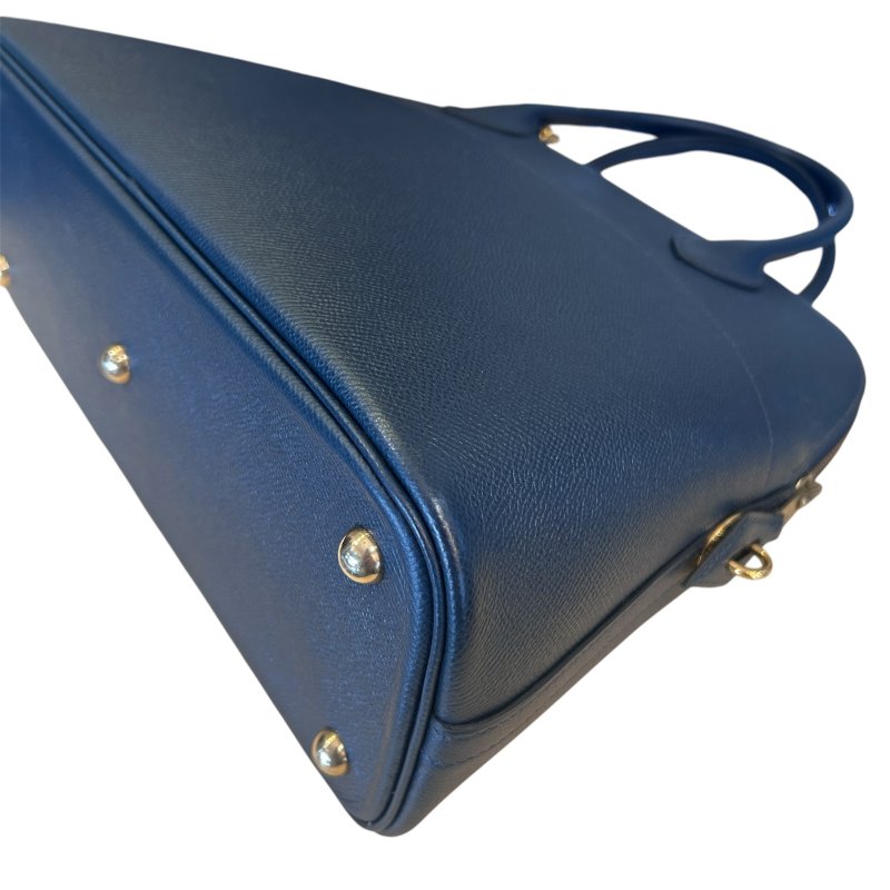 HERMES 藍金扣BOLIDE 32兩用包-4