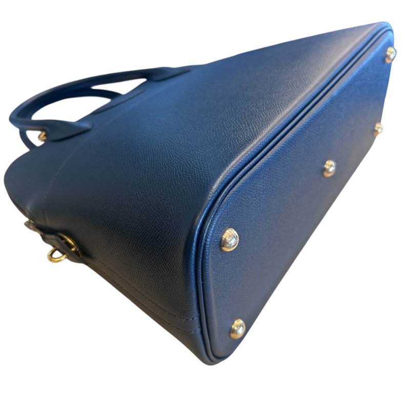 HERMES 藍金扣BOLIDE 32兩用包-6