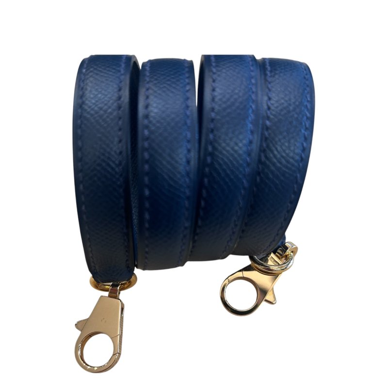 HERMES 藍金扣BOLIDE 32兩用包-9