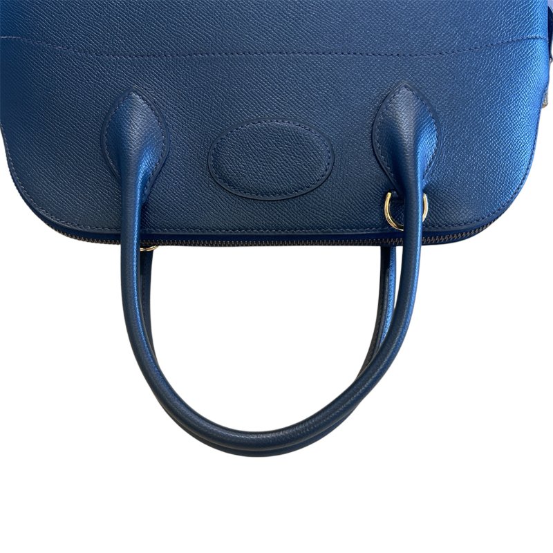 HERMES 藍金扣BOLIDE 32兩用包-12