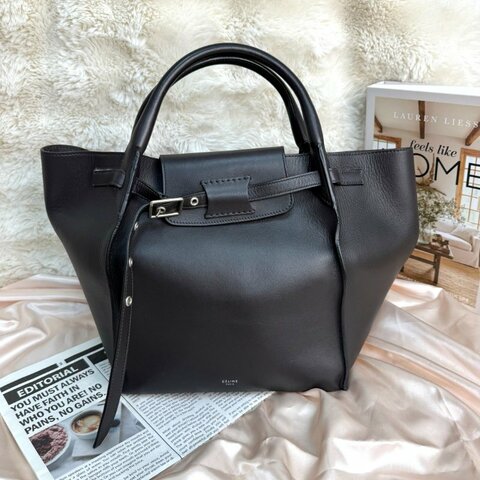 CELINE Big bag 黑色 牛皮 小號