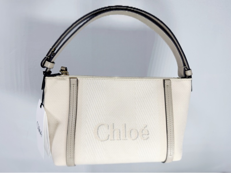 Chloe 蔻依carry 帆布手提 全新品-5