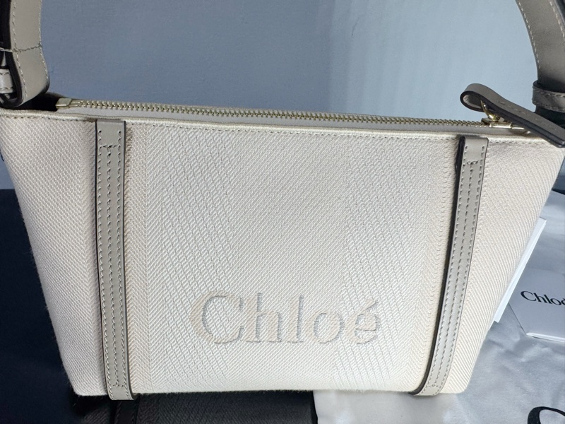 Chloe 蔻依carry 帆布手提 全新品-6