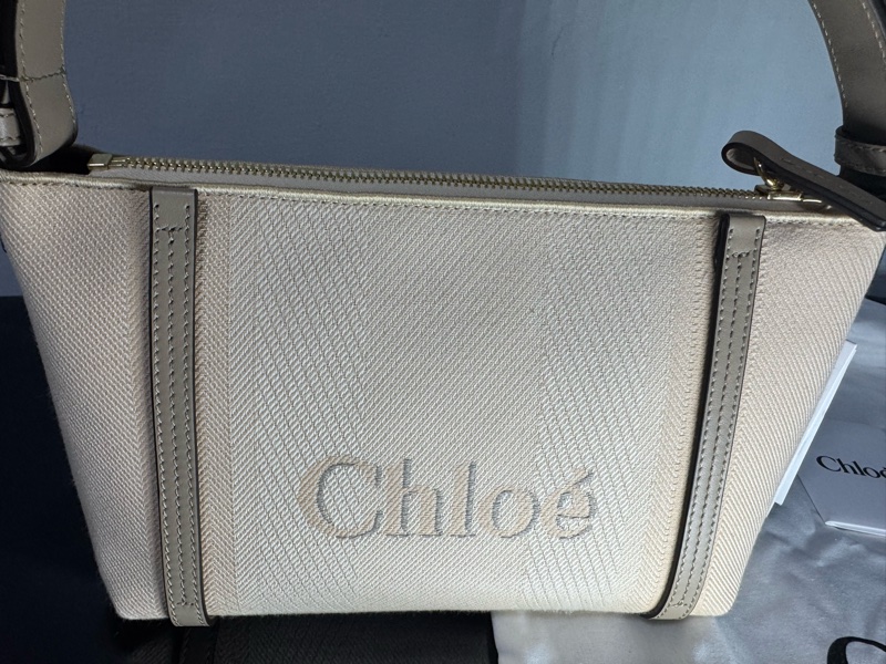 Chloe 蔻依carry 帆布手提 全新品-8