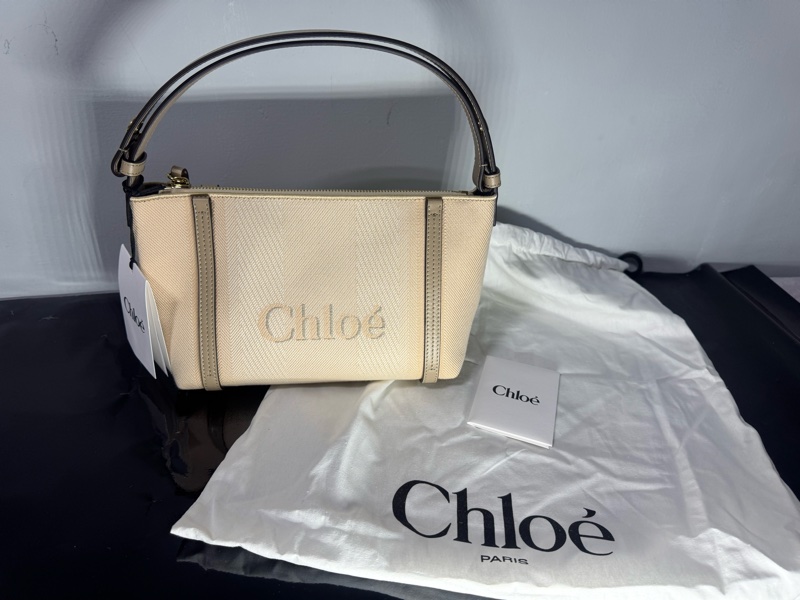 Chloe 蔻依carry 帆布手提 全新品-9