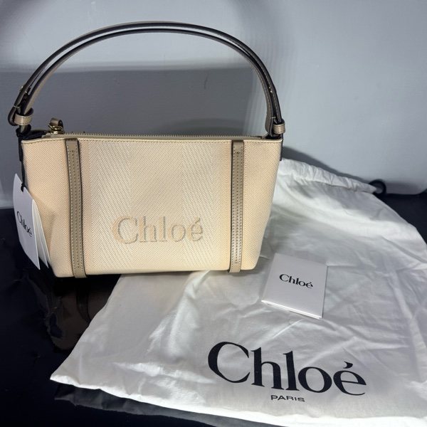 Chloe 蔻依carry 帆布手提 全新品-10
