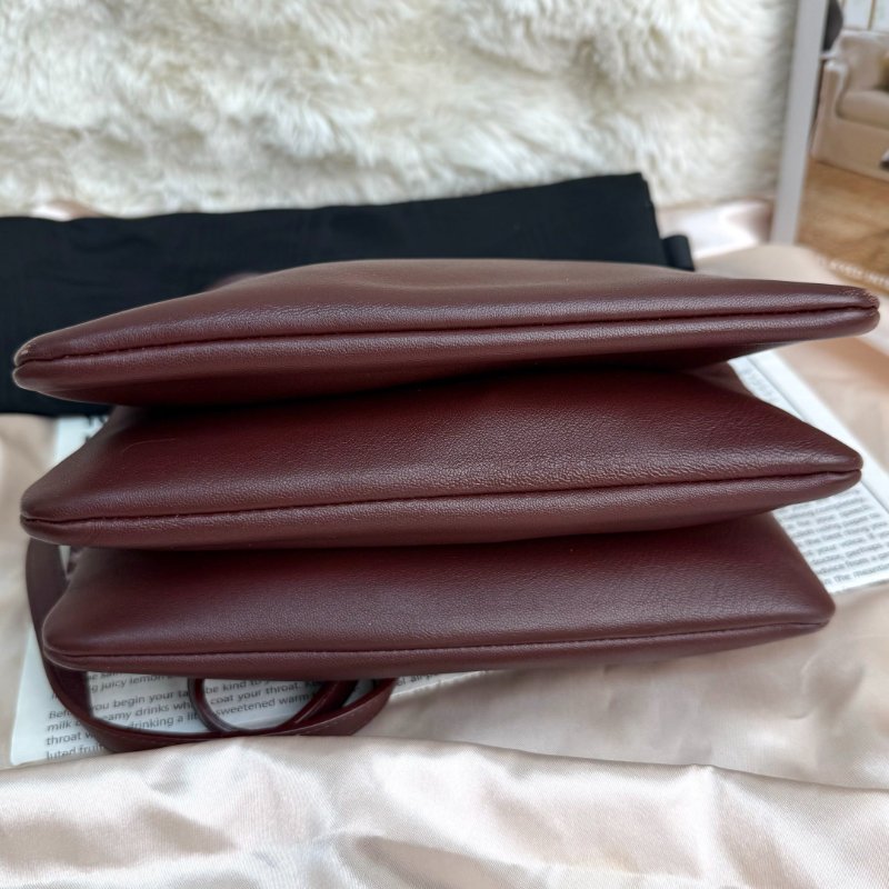 Celine TRIO光滑羊皮革手袋 羊皮拼牛皮-5