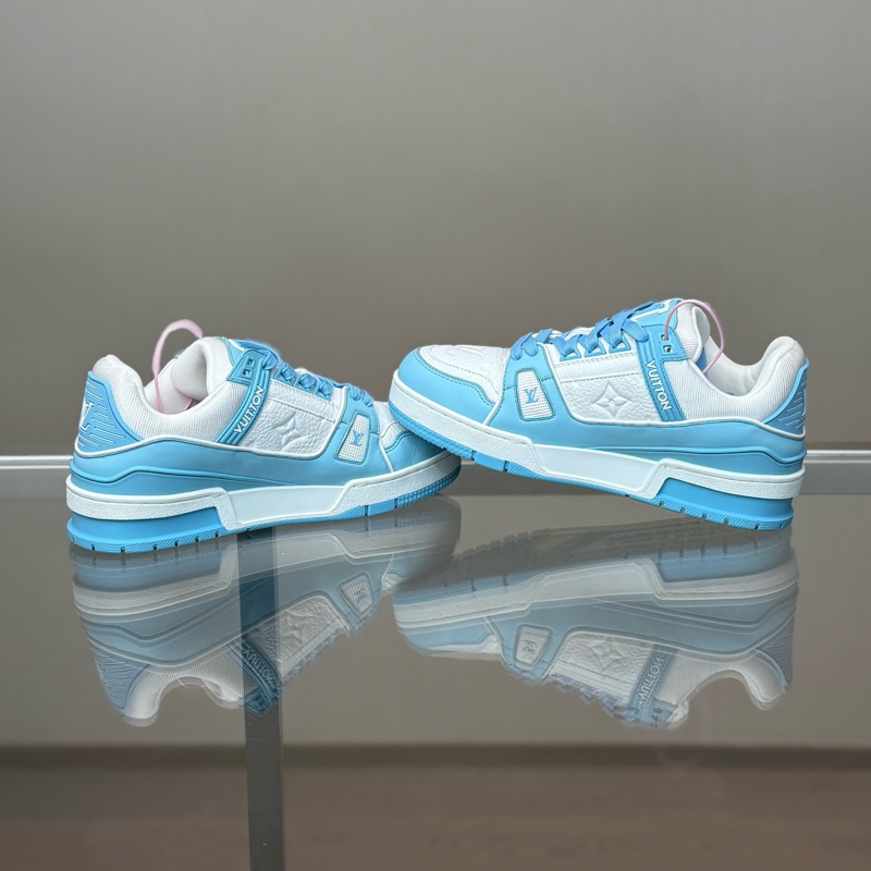LOUIS VUITTON/路易威登 LV Trainer 24款 天空藍-5