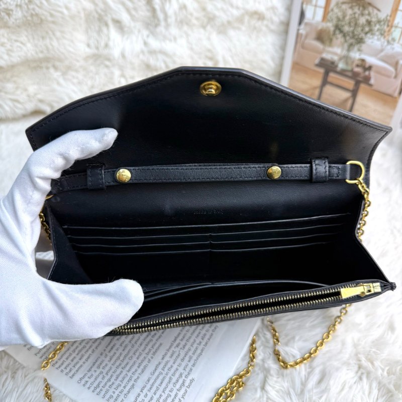 Celine瑟琳Pocket woc鏈條信封包-6