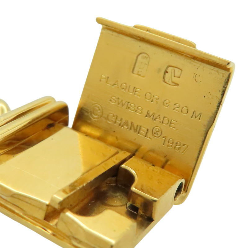 黑色錶盤 鍍金 皮革錶帶 Premiere S 腕錶【CHANEL 香奈兒】 H0001-12