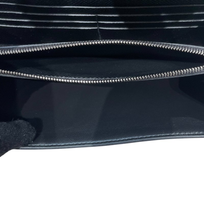 HERMES 愛馬仕 CONSTANCE TOGO 康康可背式長夾 EPSOM 黑色 銀釦-12