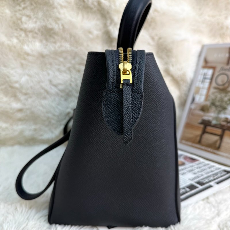 CELINE Belt 深藍色 荔枝牛皮 mini 鯰魚包-3