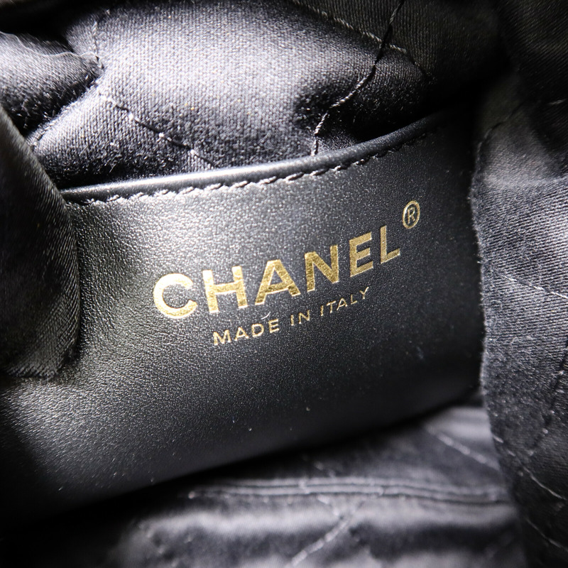 CHANEL 牛皮皮革Chanel 22 Mini鏈帶肩背袋-5