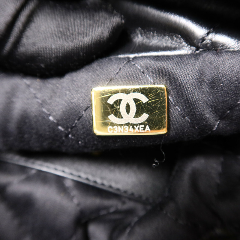 CHANEL 牛皮皮革Chanel 22 Mini鏈帶肩背袋-8