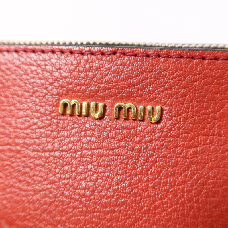 Miu Miu 牛皮皮革Shoulder Bag手挽肩背兩用袋-5