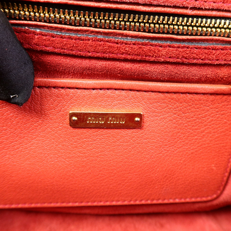 Miu Miu 牛皮皮革Shoulder Bag手挽肩背兩用袋-18