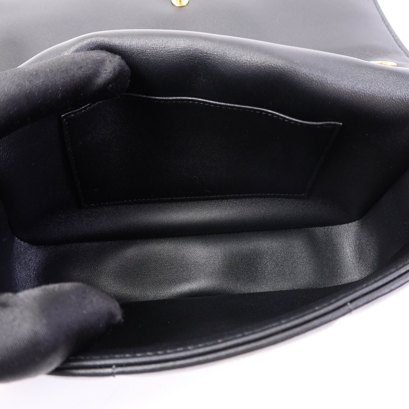 CELINE 羊皮皮革Matelasse Bag鏈帶肩背袋-4