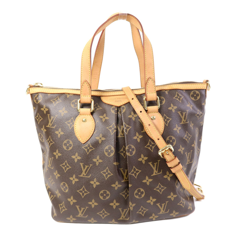 LOUIS VUITTON Monogram Palermo PM手挽肩背兩用袋-0