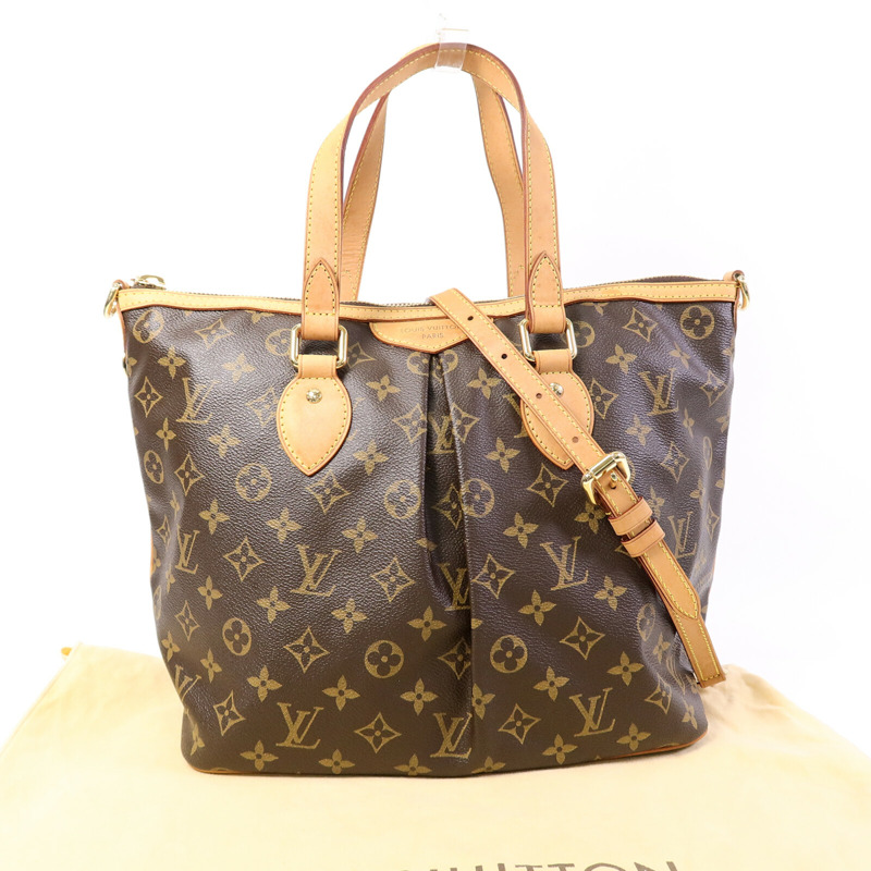 LOUIS VUITTON Monogram Palermo PM手挽肩背兩用袋-9