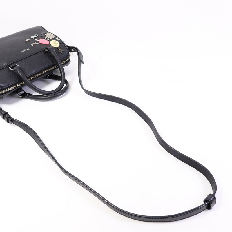 SAINT LAURENT 牛皮皮革Baby Duffle手挽肩背兩用袋-7