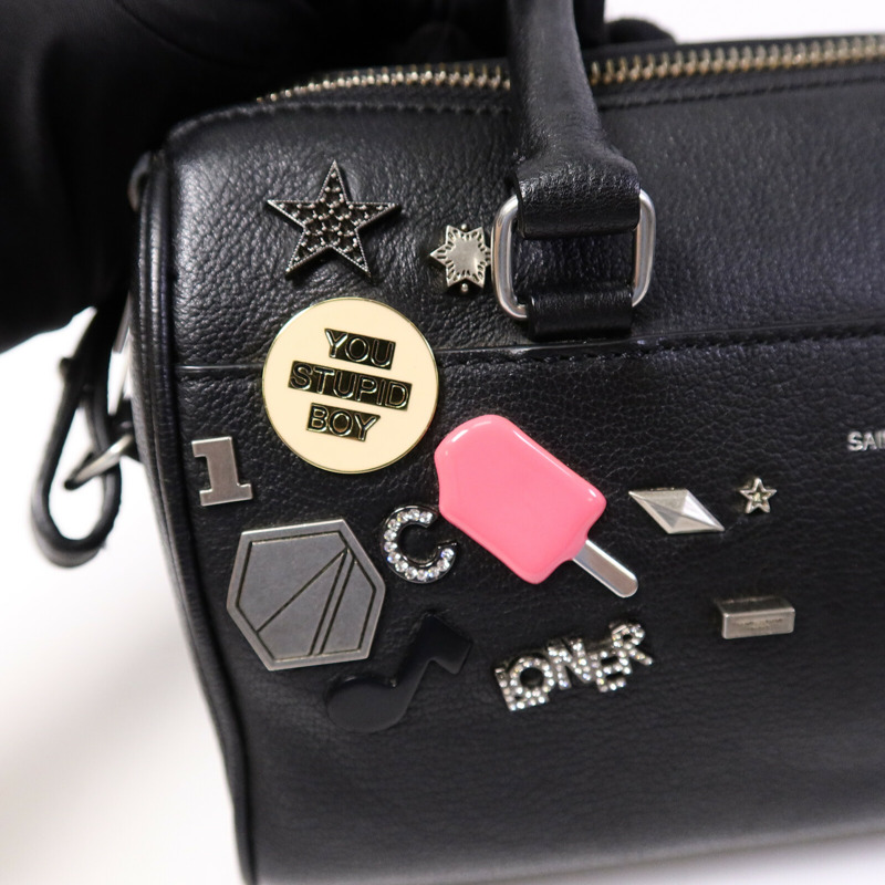 SAINT LAURENT 牛皮皮革Baby Duffle手挽肩背兩用袋-12